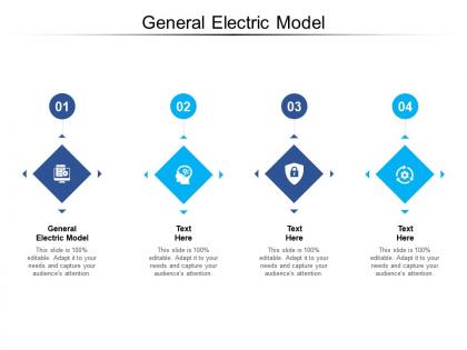 General electric model ppt powerpoint presentation icon background cpb