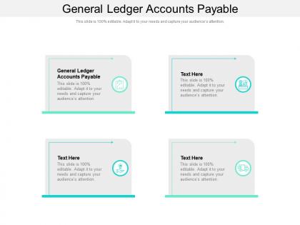 General ledger accounts payable ppt powerpoint presentation pictures aids cpb
