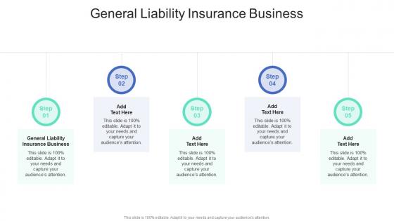 General Liability Insurance Business In Powerpoint And Google Slides Cpb
