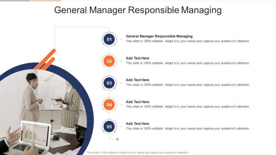 General Manager Responsible Managing In Powerpoint And Google Slides Cpb