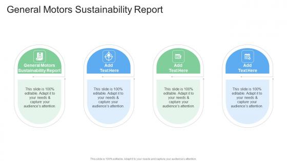 General Motors Sustainability Report In Powerpoint And Google Slides Cpb