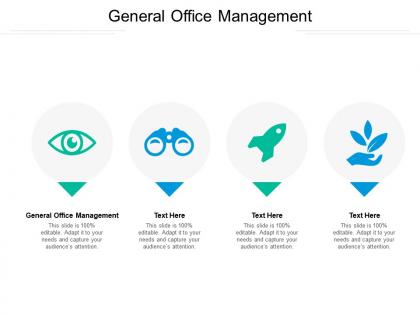General office management ppt powerpoint presentation model background image cpb