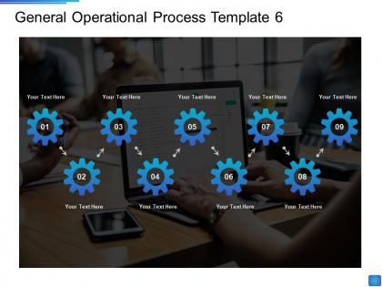 General operational process operational methods ppt pictures background images