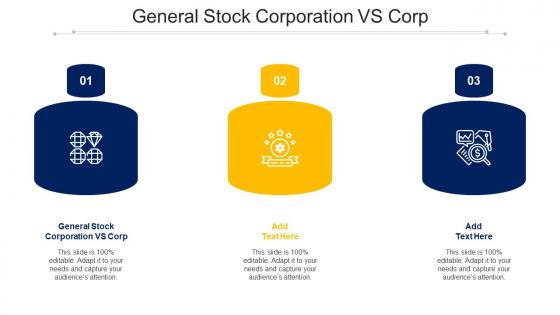 General Stock Corporation VS Corp Ppt Powerpoint Presentation Styles Picture Cpb