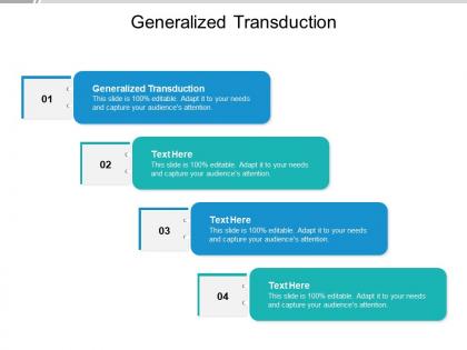 Generalized transduction ppt powerpoint presentation summary ideas cpb