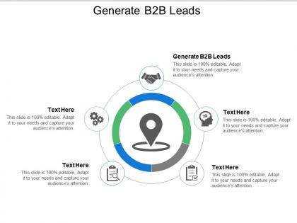 Generate b2b leads ppt powerpoint presentation gallery rules cpb