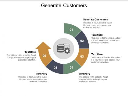 Generate customers ppt powerpoint presentation styles layout cpb