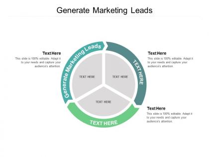 Generate marketing leads ppt powerpoint presentation styles show cpb