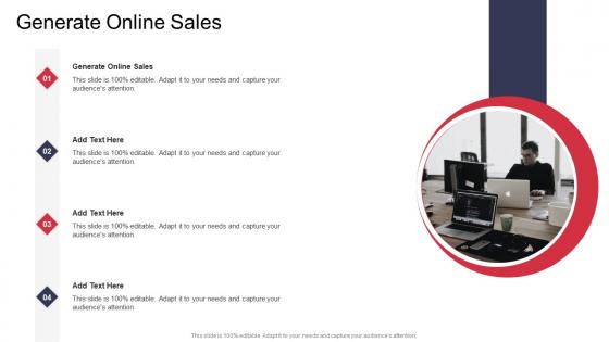 Generate Online Sales In Powerpoint And Google Slides Cpb