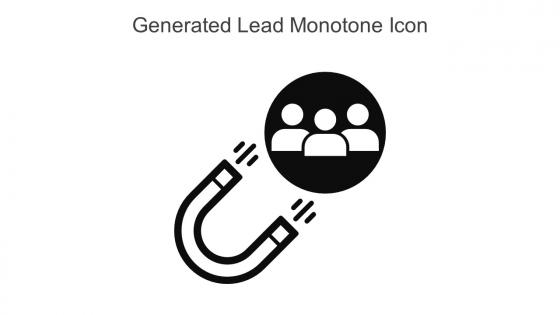 Generated Lead Monotone Icon In Powerpoint Pptx Png And Editable Eps Format