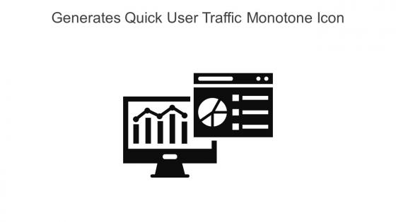 Generates Quick User Traffic Monotone Icon In Powerpoint Pptx Png And Editable Eps Format