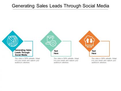 Generating sales leads through social media ppt powerpoint presentation portfolio templates cpb