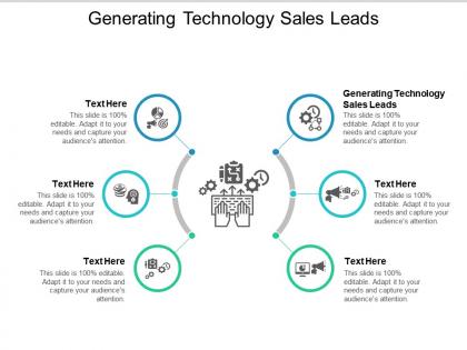 Generating technology sales leads ppt powerpoint presentation layouts samples cpb