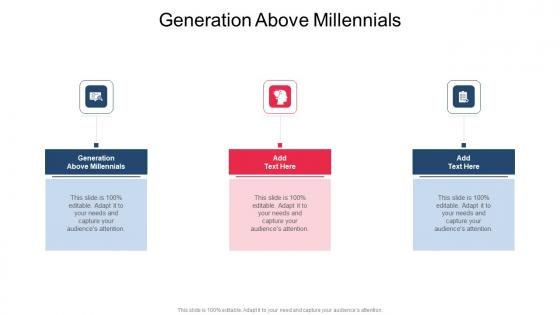Generation Above Millennials In Powerpoint And Google Slides Cpb