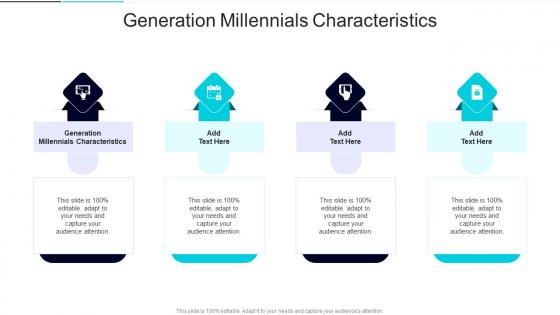 Generation Millennials Characteristics In Powerpoint And Google Slides Cpb
