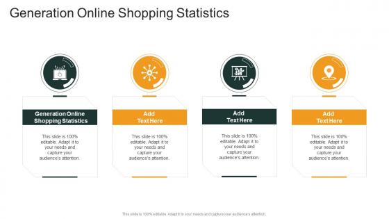 Generation Online Shopping Statistics In Powerpoint And Google Slides Cpb