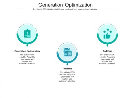 Generation optimization ppt powerpoint presentation layouts gridlines cpb
