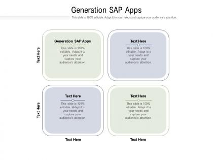 Generation sap apps ppt powerpoint presentation icon clipart images cpb