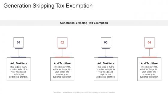 Generation Skipping Tax Exemption In Powerpoint And Google Slides Cpb