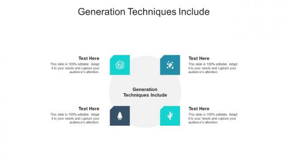 Generation techniques include ppt powerpoint presentation gallery introduction cpb