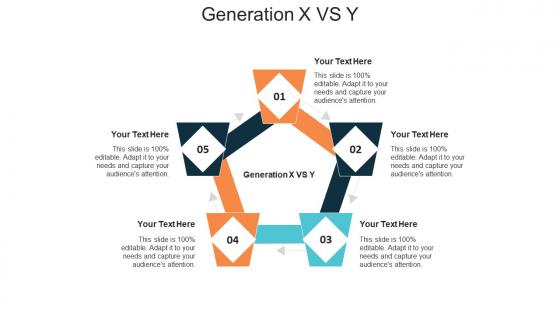 Generation x vs y ppt powerpoint presentation portfolio graphics example cpb
