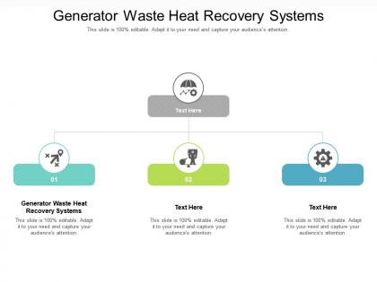 Generator waste heat recovery systems ppt powerpoint presentation portfolio design ideas cpb