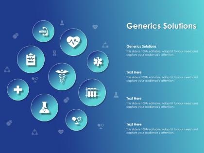 Generics solutions ppt powerpoint presentation portfolio examples