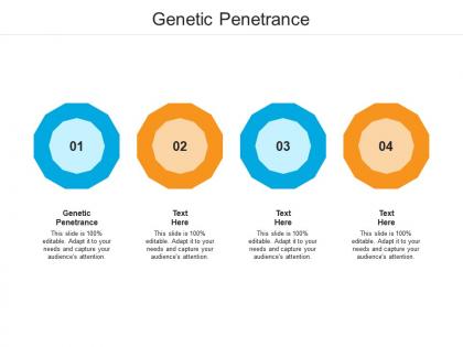 Genetic penetrance ppt powerpoint presentation styles slide portrait cpb