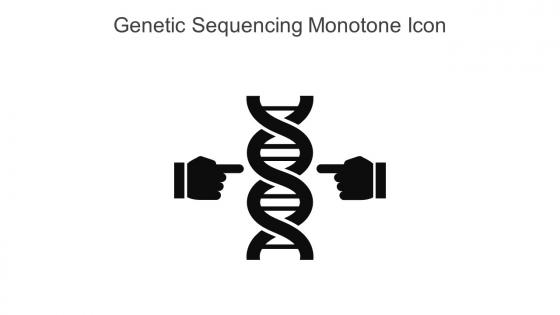 Genetic Sequencing Monotone Icon In Powerpoint Pptx Png And Editable Eps Format