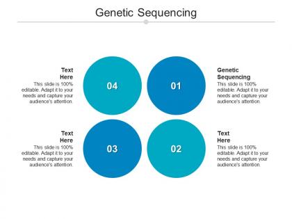 Genetic sequencing ppt powerpoint presentation file slides cpb