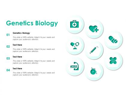 Genetics biology ppt powerpoint presentation slides example topics
