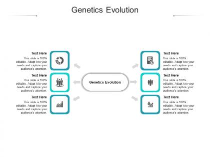 Genetics evolution ppt powerpoint presentation pictures visuals cpb