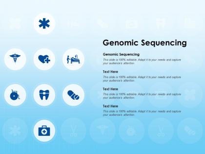 Genomic sequencing ppt powerpoint presentation ideas example
