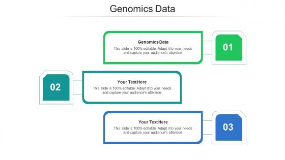 Genomics data ppt powerpoint presentation model graphics tutorials cpb