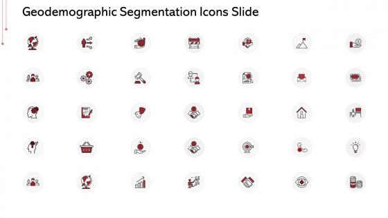 Geodemographic segmentation icons slide ppt portrait