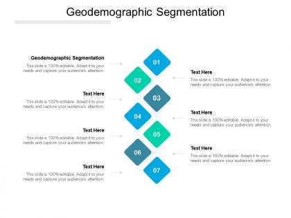 Geodemographic segmentation ppt powerpoint presentation infographic template styles cpb