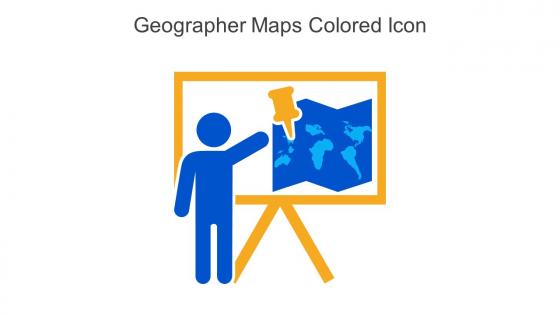 Geographer Maps Colored Icon In Powerpoint Pptx Png And Editable Eps Format