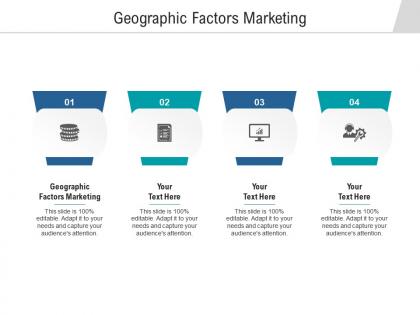 Geographic factors marketing ppt powerpoint presentation icon designs download cpb