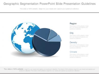 Geographic segmentation powerpoint slide presentation guidelines