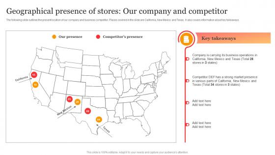 Geographical Presence Of Stores Our Company Business To Sustain In Competitive Environment
