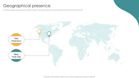 Geographical Presence Value Based Investing Capital Raising Pitch Deck