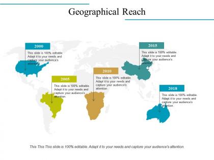 Geographical reach ppt examples slides