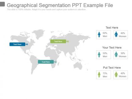Geographical segmentation ppt example file