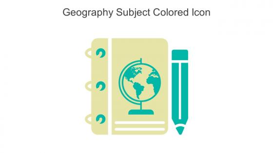 Geography Subject Colored Icon In Powerpoint Pptx Png And Editable Eps Format