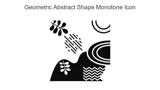Geometric Abstract Shape Monotone Icon In Powerpoint Pptx Png And Editable Eps Format