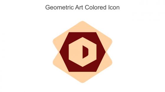 Geometric Art Colored Icon In Powerpoint Pptx Png And Editable Eps Format