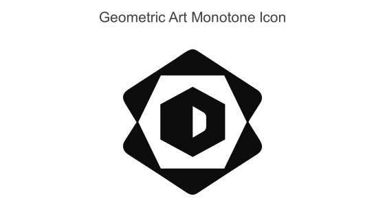 Geometric Art Monotone Icon In Powerpoint Pptx Png And Editable Eps Format