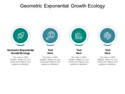 Geometric exponential growth ecology ppt powerpoint presentation summary example cpb