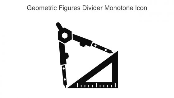 Geometric Figures Divider Monotone Icon In Powerpoint Pptx Png And Editable Eps Format