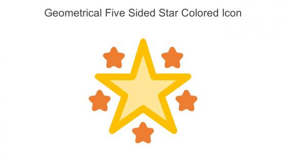 Geometrical Five Sided Star Colored Icon In Powerpoint Pptx Png And Editable Eps Format